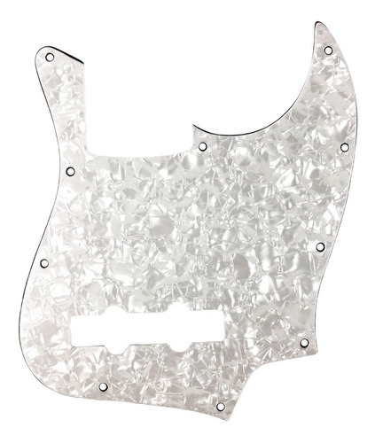 Pickguard - Placa Tipo Jazz Bass Blanco Perlado