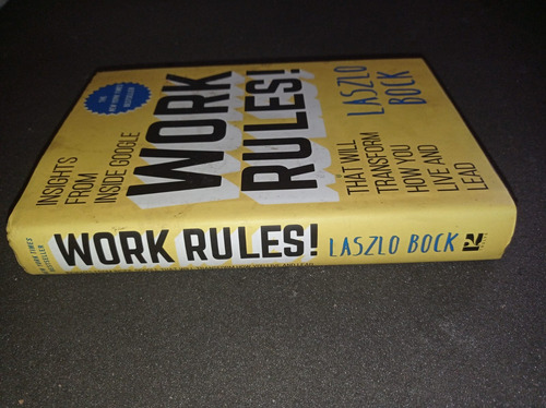 Work Rules!: Insights From Inside Google That Will Transform (Usado)