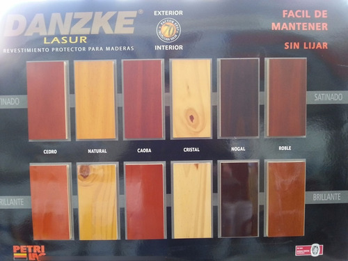 Danzke Satinado 1 Litro Impregnante Lasur Maderas Petrilac