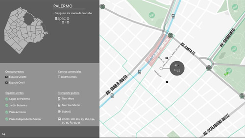 Imagen 23 de 23 de Reservado- Venta Departamento 4 Amb De 171m2, Piscina Y Sum, Cochera Fija - Oro 2200, Palermo