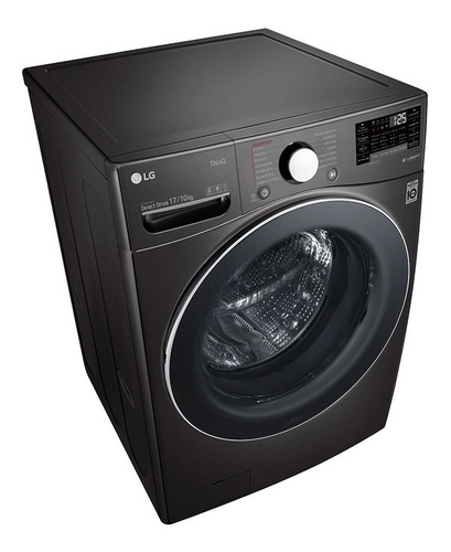 Imagem 3 de 10 de Lava E Seca Smart LG 17kg C Wi-fi LG Thinq Aço Escovado 220v