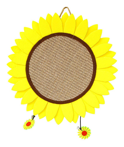 Rascador Para Gatos Con Forma De Girasol Colgante, Tablero