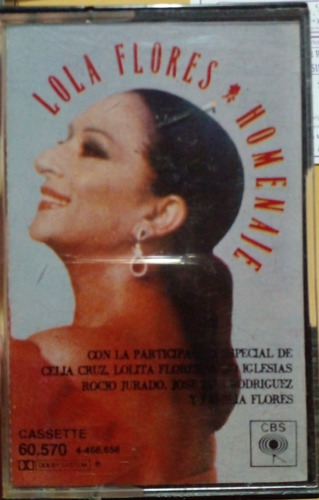Cassette Lola Flores. Homenaje (1990)