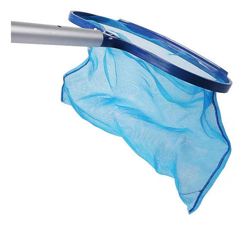 Limpiafondo 34cm Con 8 Ruedas Fijas Barrefondo Para Piletas + Palo Mango Barral Caño Extensible 2,4 Mts Ø 32mm Y Saca Hojas Con Bolsa Grande