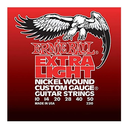 Encordado Ernie Ball 2210 Nickel Wound Custom 10 - Oddity