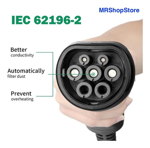 Imagem 4 de 10 de Carregador Wallbox Para Carro Elétrico 7.68kw Conector Tipo2