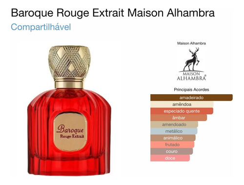 Maison Alhambra La Rouge Baroque Extreme Edp 100ml
