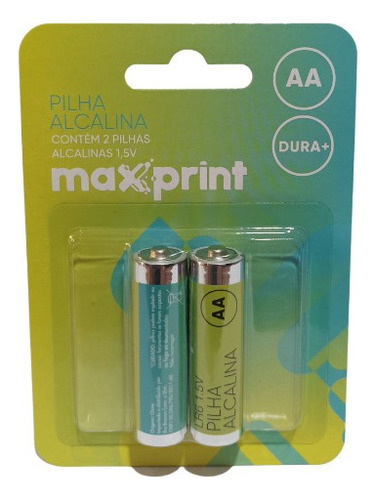 Pilha Alcalina Aa Maxprint