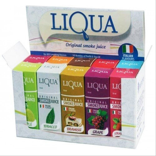Imagen 2 de 3 de Paquete 10 Liquidos Jugo Saborizante Liqua Eliquids Surtidos