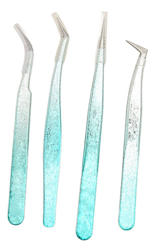 Pinzas Para Pestañas Postizas, 4 Unidades, Extensiones De Pe