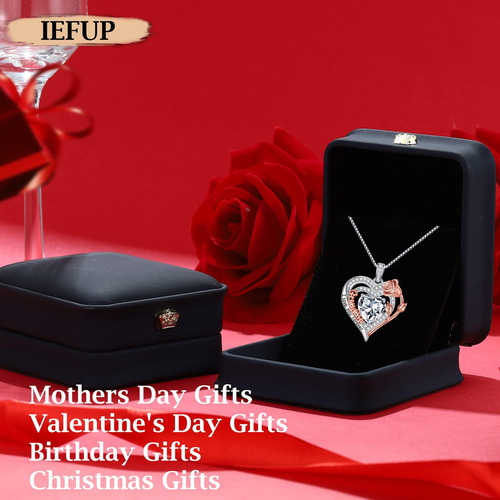 Iefup Regalos De Cumpleaños Para Abuela Collar Con Piedra Na