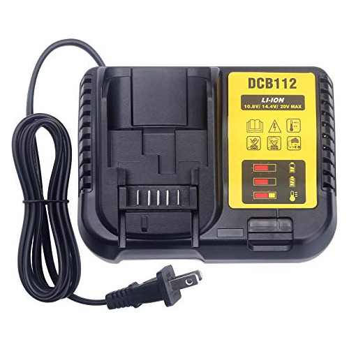 Cargador De Batería Elefly Dcb112 De 12v/20v Compatibl...