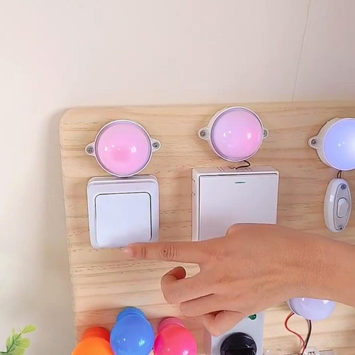 4 Tablero Ocupado, Tablero Sensorial Ocupado, Luz Colorida