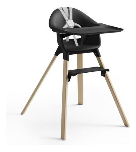 Cadeira Stokke Clikk Color Preto Natural