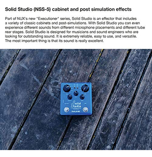 Nux Nss-5 Solid Studio I.r. Y Pedal Simulador De Amplificado