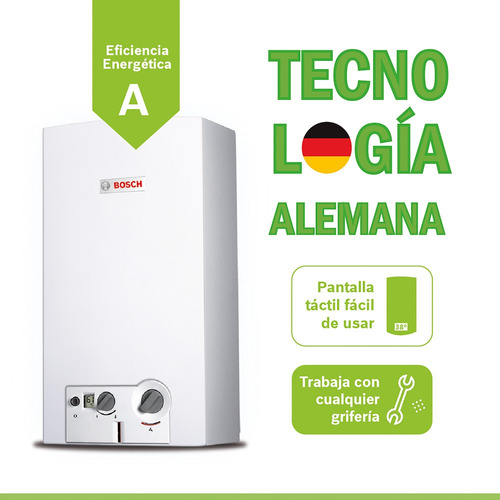 Bosch Terma A Gas Glp Compact2 14 Lt.+ Kit