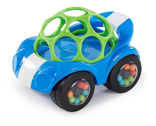 Bright Starts Oball Rattle & Roll Sports Race Car Toy Push A