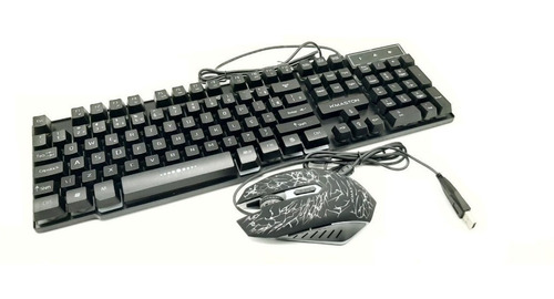 Teclado Gamer C/ Mouse P/ Jogos Com Led Usb Promoção Barato