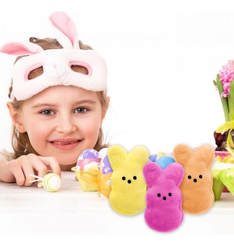 Ch 6pcs Conejo De Pascua,juguetes De Peluche,regalo Para