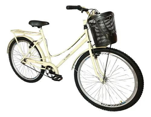 Bicicleta Quadro 26 Bike Retrô Feminina Vintage Ceci Antiga
