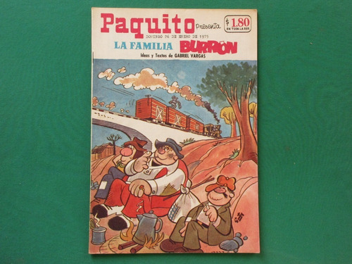1975 La Familia Burron #17227 Gabriel Vargas 34 Páginas