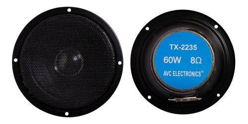 Parlante-medio Avc 5 1/2 Pulgadas 60 Watts 8 Ohms Tx-2235