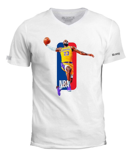 Camiseta Estampada Lebron James Basket Basquetbol Hombre Ivk
