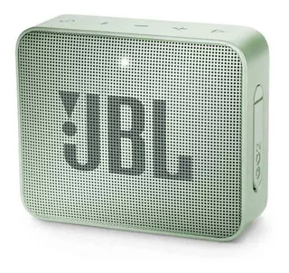 Bocina JBL Go 2 portátil con bluetooth waterproof seafoam mint