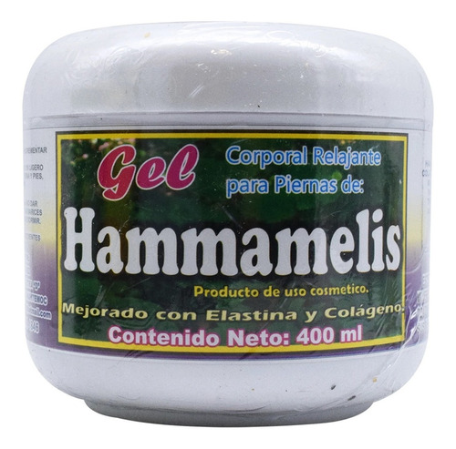 Gel Hammamelis Reforzado 400 Ml-natura Mundo Brajim