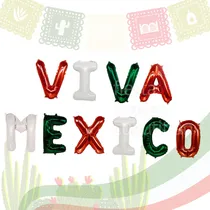 Comprar Globo Viva Mexico Letrero Independencia Mexicana Patria