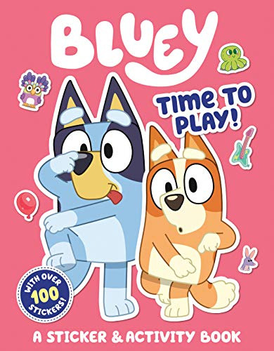 Bluey: ¡hora De Jugar! : Un Libro De Pegatinas Y Actividades