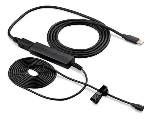 Micrófono Usb Lavalier Apogee Clipmic 2 Para Podcasts, Via..