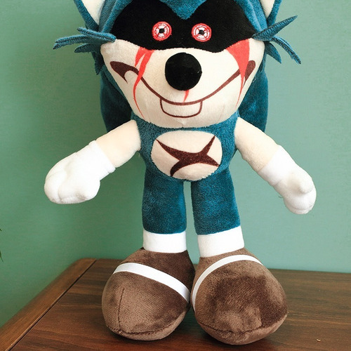 Sonic Exe Boneca Pelúcia Brinquedo Infantil Presente 40cm