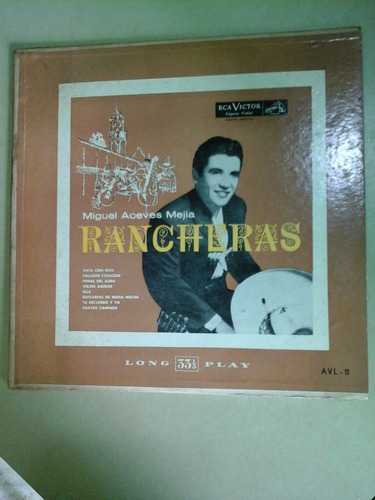 Vinilo 3846 - Rancheras - M. Aceves Mejia - Rca