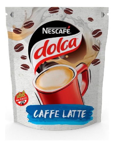 Café instantáneo Nescafé Dolca Caffe Latte doypack 125 g