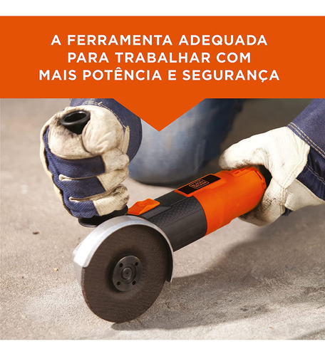 Esmerilhadeira Ângular G720-b2 4.1/2 820w 220v Black&decker