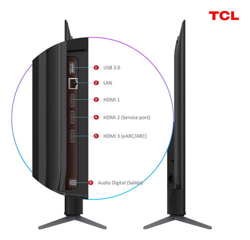 Imagen 12 de 12 de Qled 75 Tcl 75c645 4k Hdr Smart Tv Google Tv