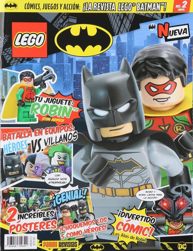 Lego Revista N°2, Batman Robin Abr-2019   