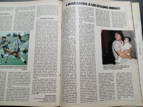 El Gráfico 3215 Reutemann Fillol Maradona Menotti 19/5/1981 (Usado)