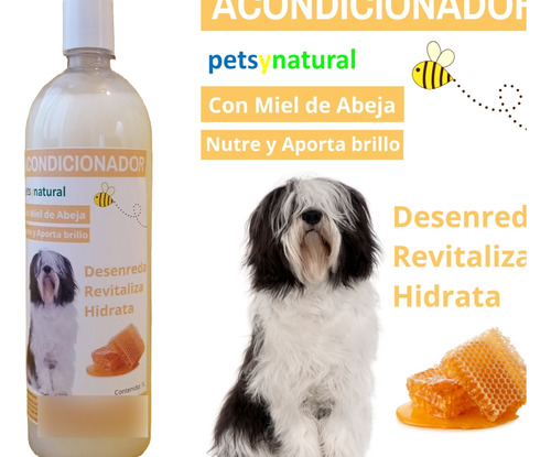 Shampoo Citrus Limon 4l Mas Acondicionador 1l Petsynatural Miel