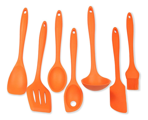 Juego De Utensilios De Silicona Para Cocina De 7 Piezas