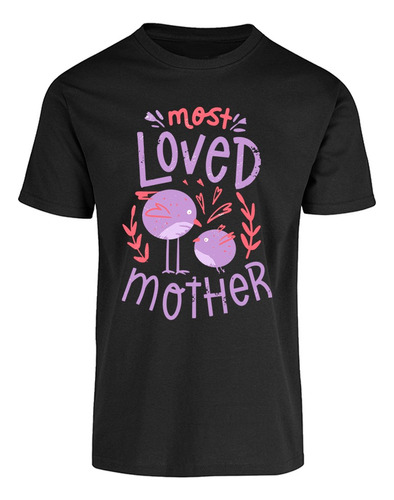 Playera Oversized Mujer- Día De Las Madres-most Loved Mother