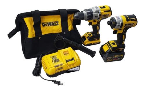 Combo Taladro Perc. 60v + Atornillador De Impacto 20v Dewalt