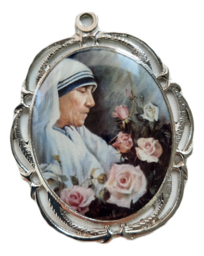 B. Antigo - Medalhão Berço E Porta Madre Teresa De Calcutá