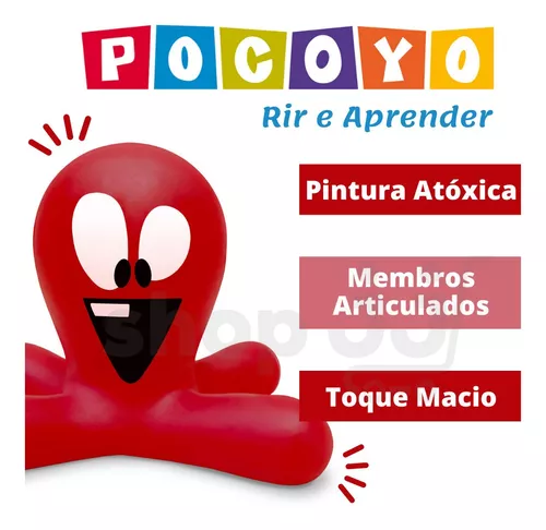 Boneco Pocoyo De Vinil Macio Desenho Infantil - Cardoso - Boneco