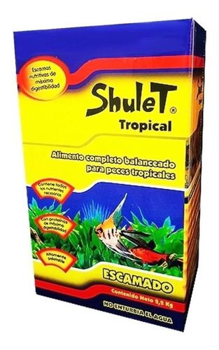 Alimento Comida Peces Escamas Escamado Shulet Tropical 2,2kg