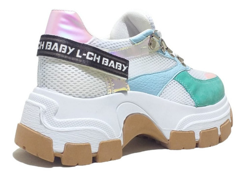 Imagen 2 de 6 de Zapatillas Damon Blanco/verde