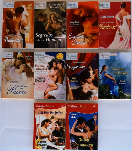 Sabrina Sensual Romance Beije-me  Renda-se  Com 10 Livros
