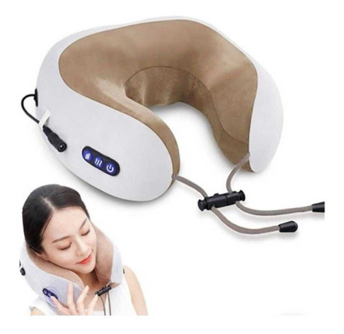 Almohada Masajeador De Cuello Eléctrico Recargable W-11665