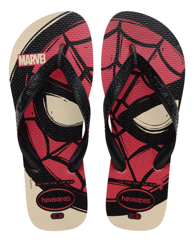 Ojotas Havaianas Top Marvel Logomanía Hombre Originales